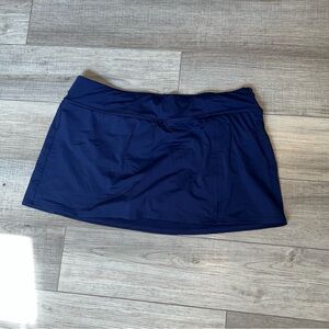 Lands’ End Navy Blue Swim Skirt - Women’s Size 14 - Minimalist Swimwear